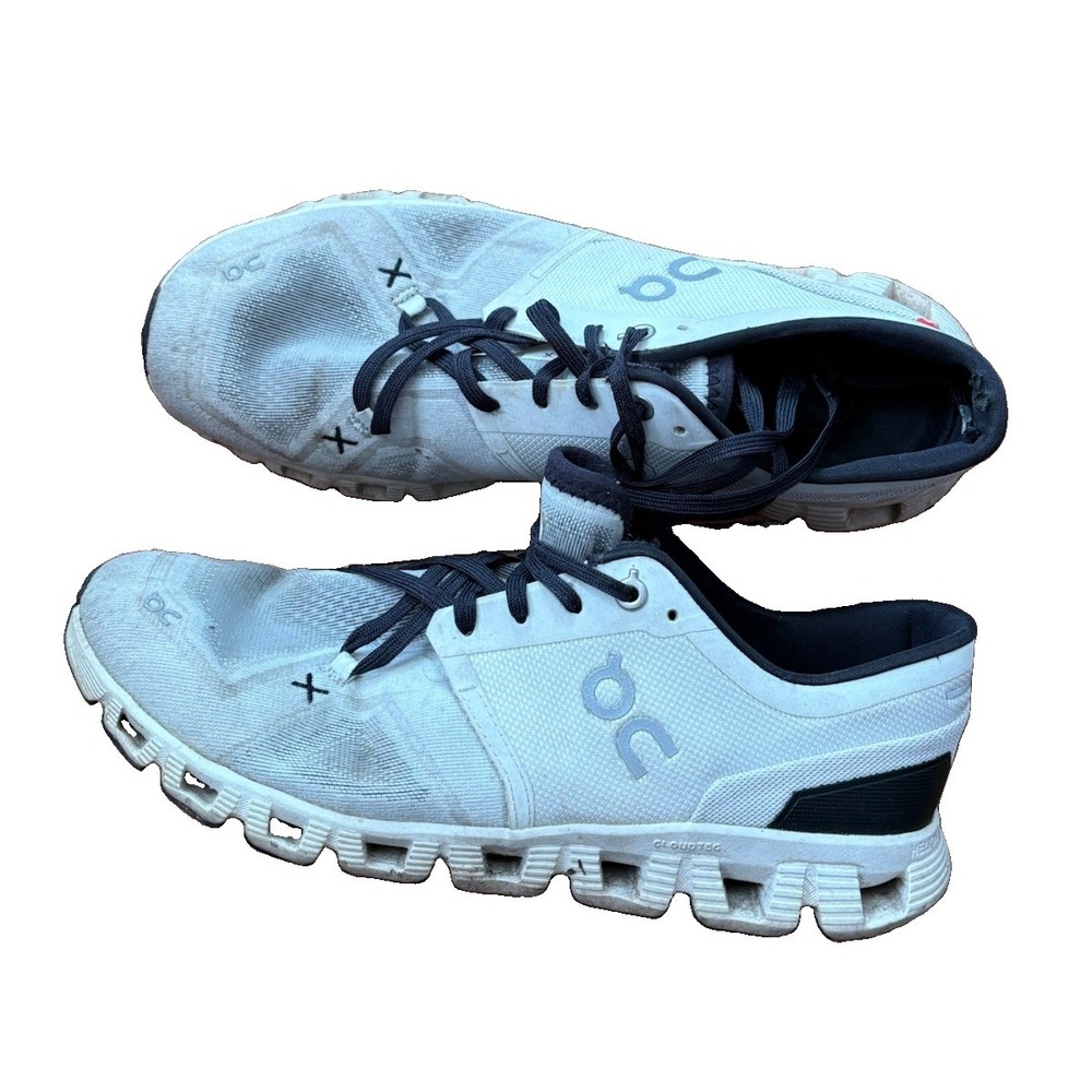 ON Running Women Cloud X3 Ivory Black Sneakers 9.5 US 3WG30060969